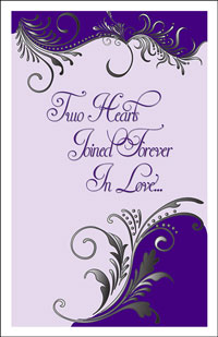 Wedding Program Cover Template 8D - Graphic 2